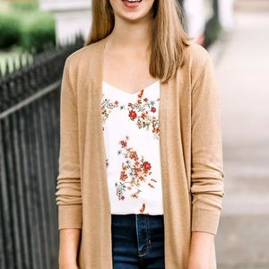 GAP Camel Cardigan